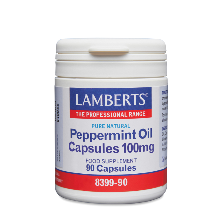 Lamberts Peppermint Oil Capsules 100mg 90 caps